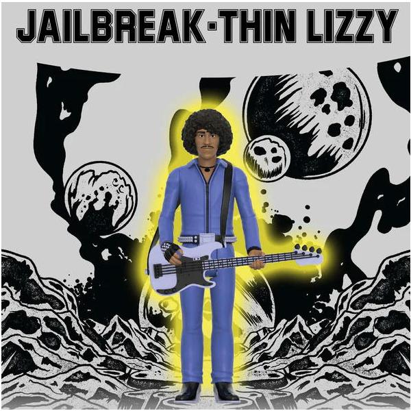 シン リジィ フィギュア Thin Lizzy Phil Lynott (Jailbreak) Super7