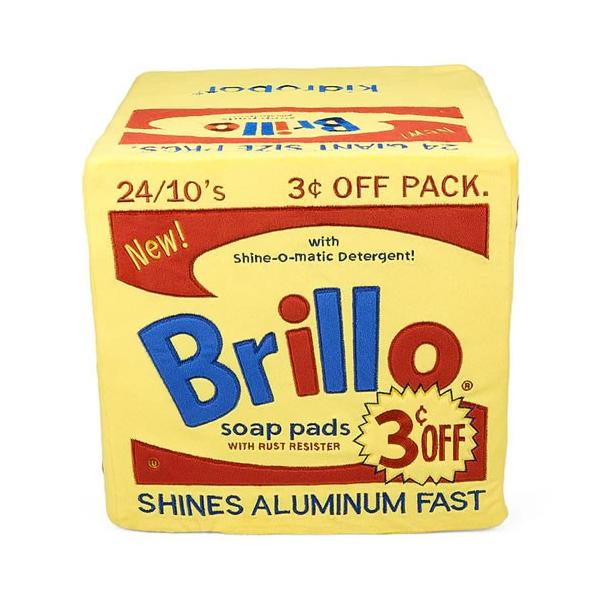 アンディー ウォーホル Andy Warhol Plush - 12" Yellow Brillo Box 正規品 ブリロ 洗剤 プラッシュ ぬいぐるみ
