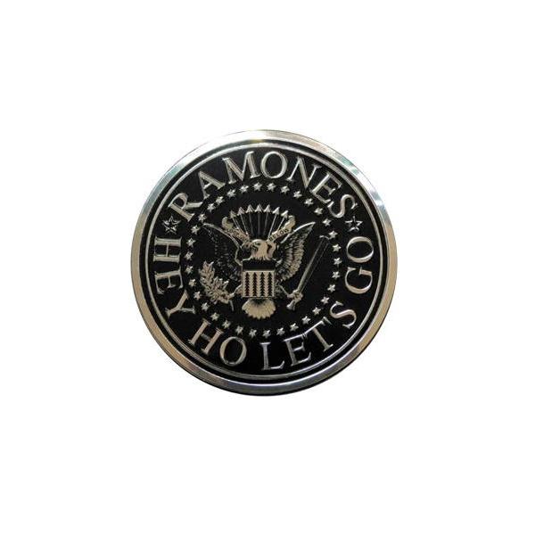 ラモーンズ ステッカー RAMONES Round Metal 正規品 ロックTシャツ関連 Sticker