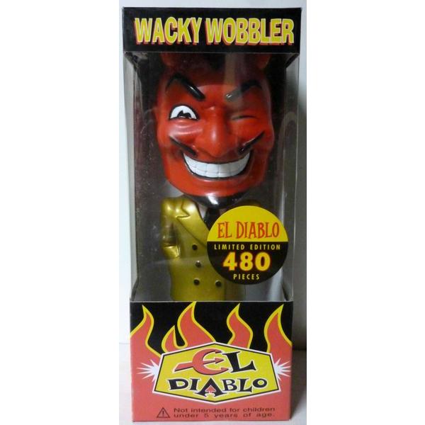 その他 Funko El Diablo Wacky Wobbler 2009 SDCC ディアブロ El Diablo Wacky Wobbler 首振り 金スーツ FUNKO