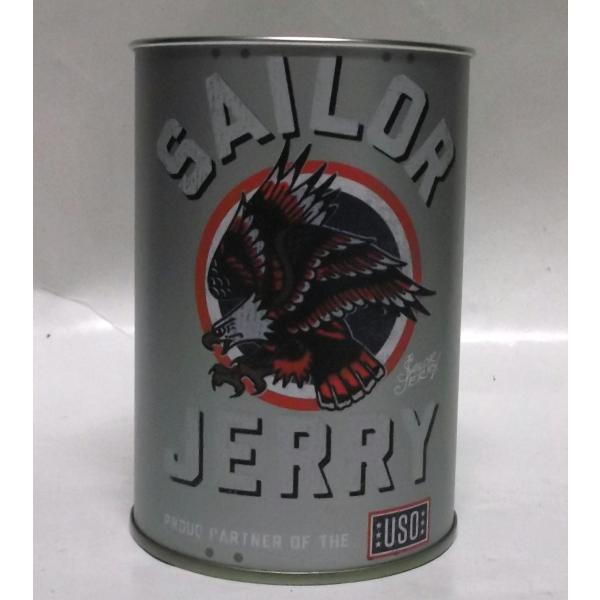 セーラー ジェリー オイル缶 カップ Sailor Jerry Eagle Tattoo ラム酒 雑貨