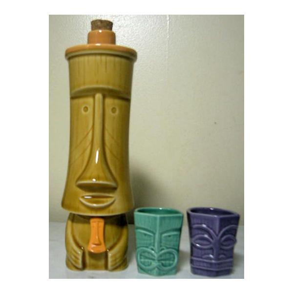 ティキ　SHAG TIKI　酒器セット　デキャンタ＆ショットグラス　陶器2006 シャグ テイキ デカンター 酒器3pcsセット 正規品 Shag Japan