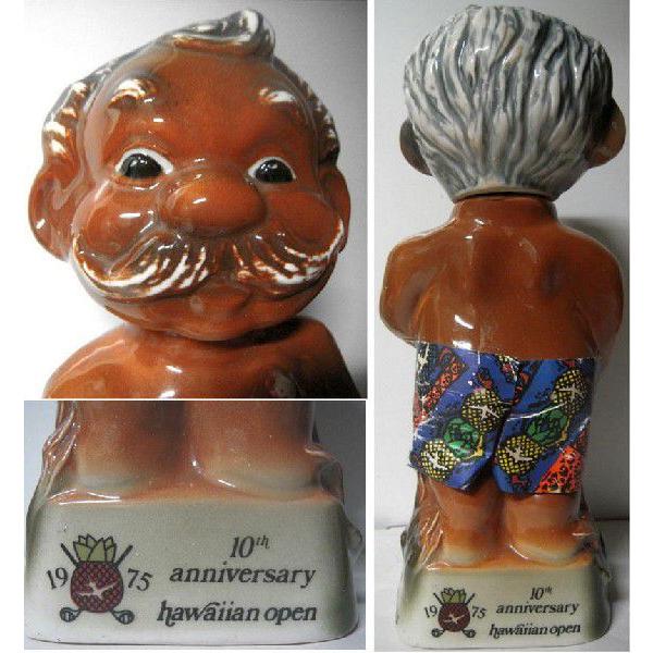 ハワイ　メネフネ 　希少　MENEHUNE Jim Beam ボトル メネフネ MENEHUNE Jim Beam ボトル Hawaiian Open 70s Vintage - 6