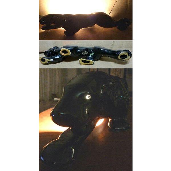 Vintage Black Panther 黒豹 ブラック・パンサーTVランプJacquelin-C 