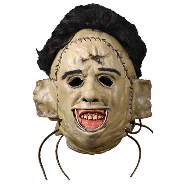 【新品未使用】悪魔のいけにえ マスク 仮面 被り物 ヘッド レザーフェイス レザーフェイス ラバー マスク 悪魔のいけにえ LEATHERFACE 正規