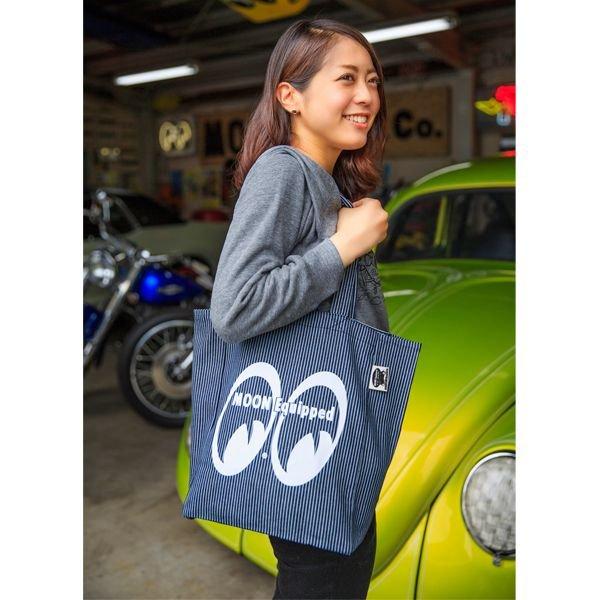 ムーンアイズ トートバッグ Moon Equipped ヒッコリー MOONEYES 正規品