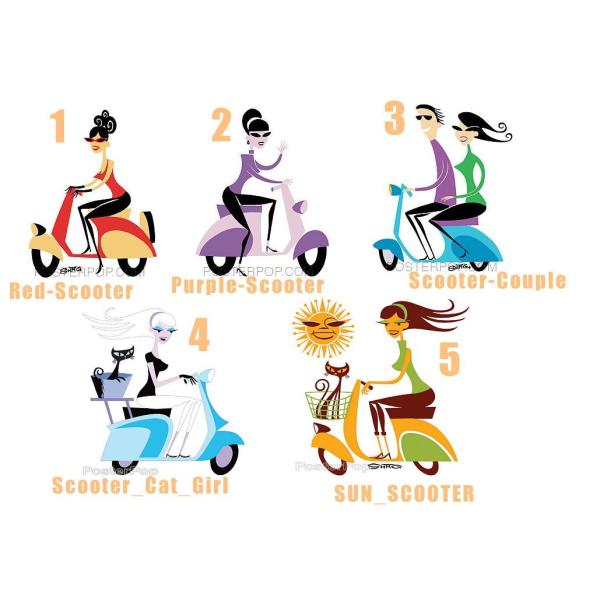シャグ ステッカー スクーター SHAG 正規品 Scooter 雑貨 デカール