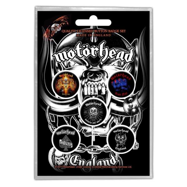 モーターヘッド バッジ 5p MOTORHEAD 正規品 ロックTシャツ関連