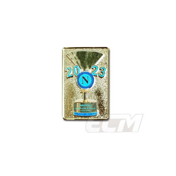 【NAP23】【国内未発売】ナポリ CAMPIONI 22-23 優勝記念ピンバッジ【サッカー/NAPOLI/スクデット/オシムヘン/クヴァラツヘリア】ネコポス対応可能