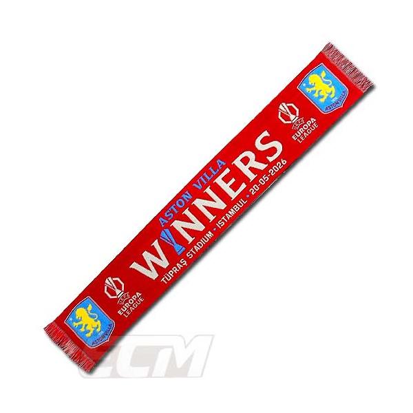 【予約ECM16】【国内未発売】アストンビラ ヨーロッパリーグ 25-26 優勝記念 マフラー【EUROPA LEAGUE/Astonvilla/サッカー/スカーフ/アストンヴィラ】ネコポス