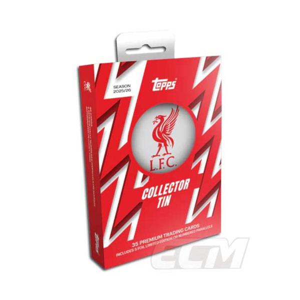 【予約TOP03】【国内未発売】Topps リバプール FC 25-26 コレクター缶 カードセット【トレーディングカード/サッカー/Liverpool FC/プレミアリーグ/ヴィルツ/サ