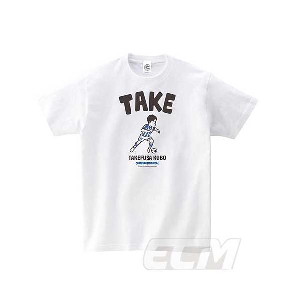 【予約KKP01】【オススメ】久保建英 TAKE コットンＴシャツ ホワイト【サッカー/スペイン/レアルソシエダ/FC東京/FCバルセロナ】ネコポス対応可能