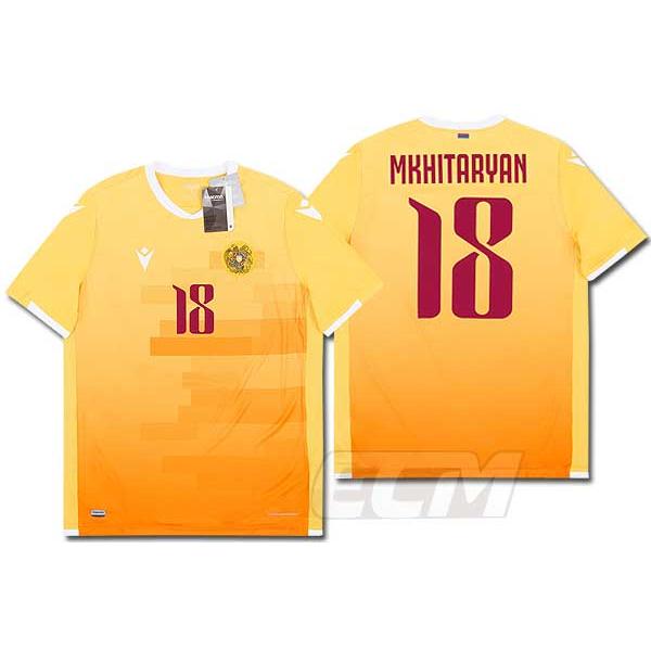 【予約ECM32】【国内未発売】アルメニア代表 アウェイ 半袖 18番 ムヒタリアン【サッカー/20-21/ユニフォーム/Mkhitaryan/Armenia/Macron】825