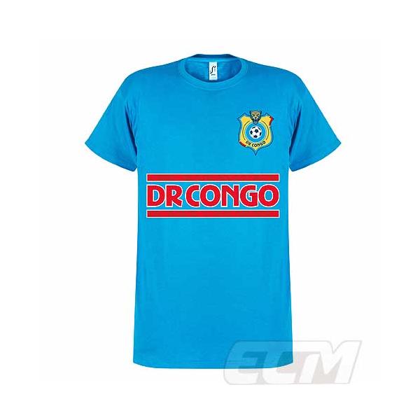 【予約RET05】【国内未発売】RE-TAKE DRコンゴ代表 Team Tシャツ アクア【サッカー/ワールドカップ/DR CONGO/コンゴ民主共和国】ネコポス対応可能
