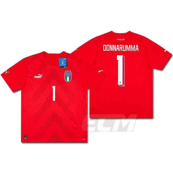 珍品　行列のできるイタリア料理店　カンティーナマンマルチア　サッカーユニフォーム 予約ECM32】【国内未発売】【SALE】イタリア代表 GK レッド 半袖 1番