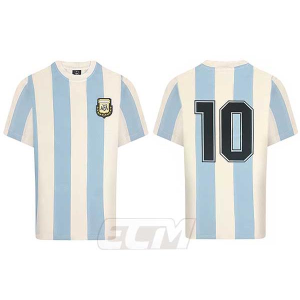 【SCD01】【国内未発売】ScoreDraw アルゼンチン代表 1986 W杯決勝 10番 ホーム 復刻モデル【スコアドロウ/サッカー/ワールドカップ/ユニフォーム/Argentina/メ