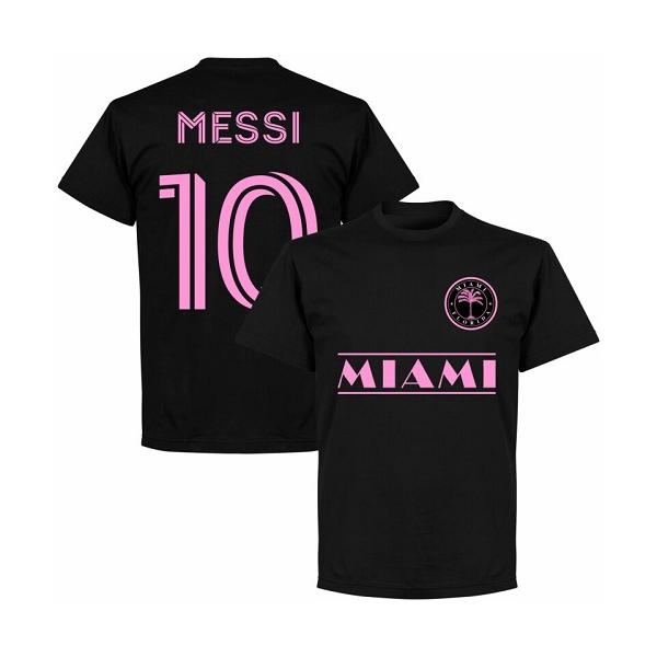 【RET06】【国内未発売】RE-TAKE マイアミFC Team Ｔシャツ 10番 メッシ ブラック【サッカー/Maiami/Messi/メジャーリーグサッカー】ネコポス対応可能