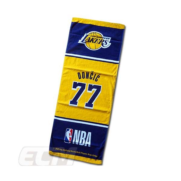 【NBA公認】NBA87423【国内限定】7番 ルカ・ドンチッチ ロサンゼルス・レイカーズ スポーツタオル【Lakers/Doncic/バスケットボール】