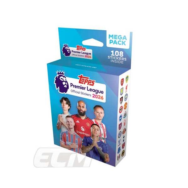 MP【予約PRE22】【国内未発売】Topps プレミアリーグ 2026 オフィシャルステッカー メガパック【サッカー/Premier League/アーセナル/チェルシー/マンチェスター