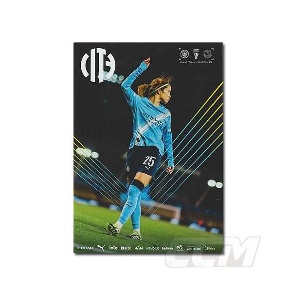 【PRO11】【国内未発売】マンチェスターシティ 25-26 マッチディプログラム 対エバートン戦 リーグカップ【サッカー/長谷川唯/プレミアリーグ/Manhester City/Pr