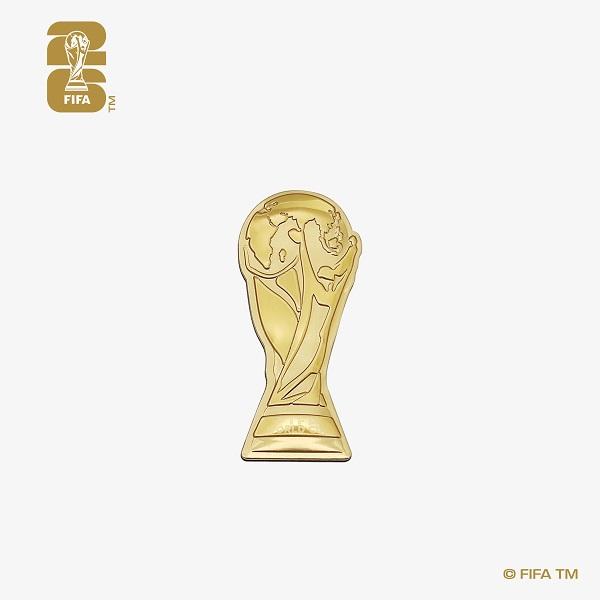 FIFA ワールドカップ トロフィー ピンバッジ SALE30%OFF】F26-PN-0001【WCC26】FIFA ワールドカップ 2026 公式 2D