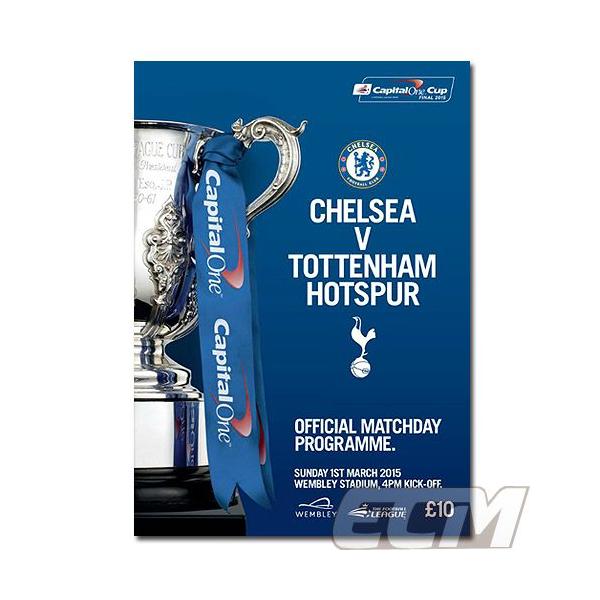 【予約PRO11】キャピタルワンカップ 2015決勝プログラム チェルシー vs トットナム【サッカー/プレミアリーグ/Chelsea/スパーズ/Capitalone/14-15シーズン】ネコ