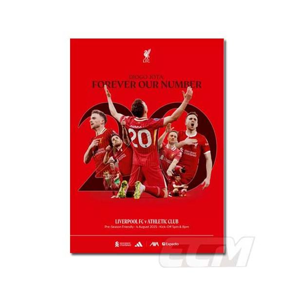 【PRO11】【国内未発売】リバプールFC 対アスレティックビルバオ 2025 プレシーズン プログラム "JOTA TRIBUTE"【プレミアリーグ/Liverpool/遠藤航/サッカー/ジ