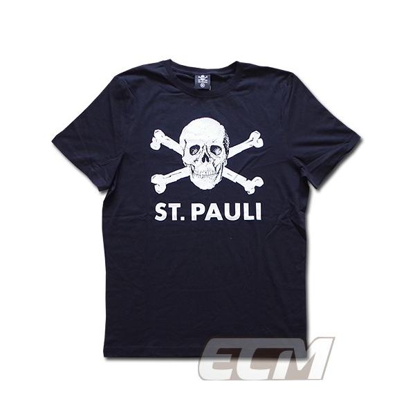 ECM03】SP011800【国内未発売】ザンクトパウリ ドクロロゴ Tシャツ