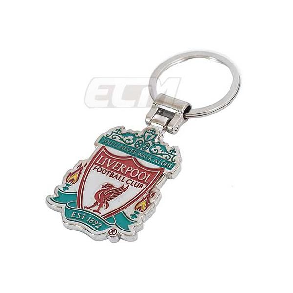 ECM25【国内未発売】リバプールfC オフィシャルグッズ エグゼクティブ クレスト キーリング【サッカー/プレミアリーグ/Liverpool/キーホルダー/サラー/遠藤航】