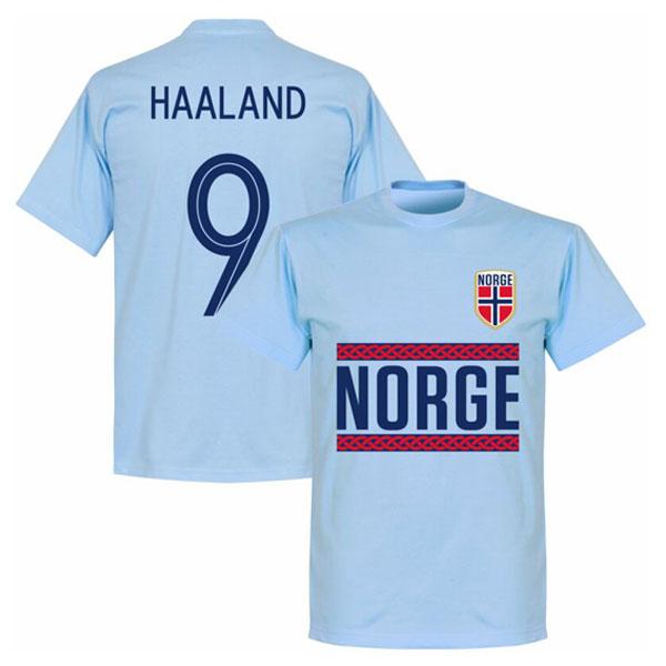 予約RET06】RE-TAKE ノルウェー代表 Team Tシャツ 9番ハーランド