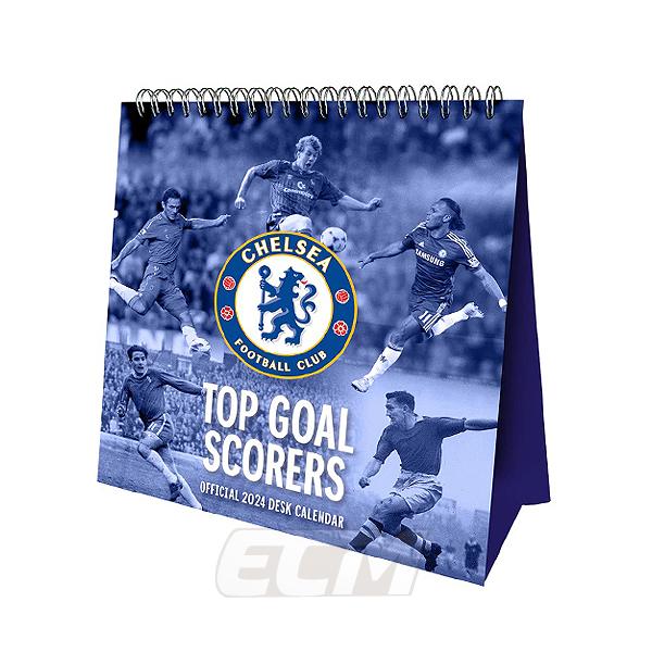 【SALE50%OFF】【ECM10】【国内未発売】チェルシー 2024 オフィシャル 卓上カレンダー【プレミアリーグ/Chelsea/ドログバ/ランパード/サッカー】ネコポス対応可