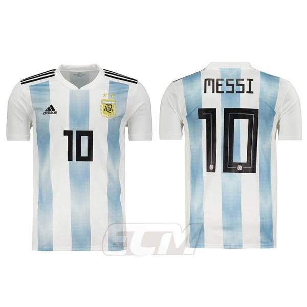 【ARG03】【デッドストック品】アルゼンチン代表 ホーム 半袖 10番 メッシ【サッカー/2018/アルゼンチン代表/Messi/ユニフォーム】