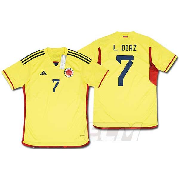 予約ECM32】【国内未発売】コロンビア代表 ホーム 半袖 7番 ルイス