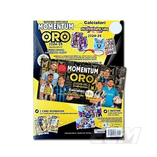 MORO【CAL20】【国内未発売】PANINI Adrenalyn XL Calciatori 24-25 イタリア・セリエＡ サッカーカード Momentum OROパック【サッカー/鈴木彩艶/ACミラン/イン