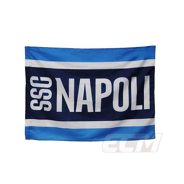 【NAP05】NA041【国内未発売】SSCナポリ オフィシャルグッズ BANDIERA フラッグ【セリエA/サッカー/NAPOLI/マクトミネイ/旗/マラドーナ】