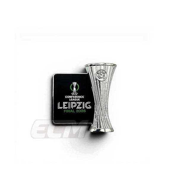 【UCL21】【国内未発売】カンファレンスリーグ "Leipzig FINAL 2026" オフィシャルグッズ ピンズ【UEFA/UECL/サッカー/Conference League/PINS】ネコポス対応可