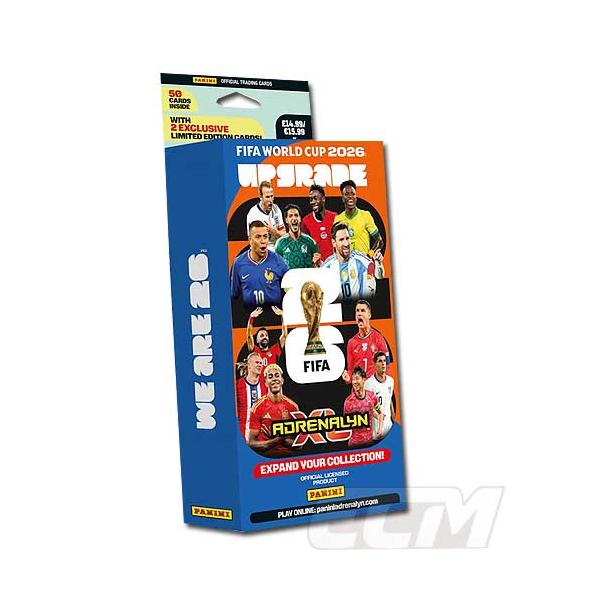 UGS【予約PAN26】【国内未発売】PANINI Adrenalyn XL FIFA WORLDCUP 2026 オフィシャルカード UPGRADEセット【サッカーカード/トレーデングカード/WEARE26/W杯/
