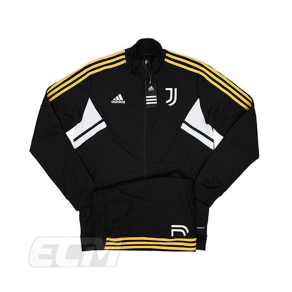 Juventus ユベントストレーニングウェア上下セット ブラック/イエロー JUVENTUS BLACK TRAINING TOP 2023/24