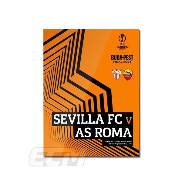 【PRO11】【国内未発売】2023 ヨーロッパリーグ決勝プログラム ASローマ vs セビージャ【サッカー/UEFA/22-23/AS ROMA/Sevilla】ネコポス対応可能 即納可能