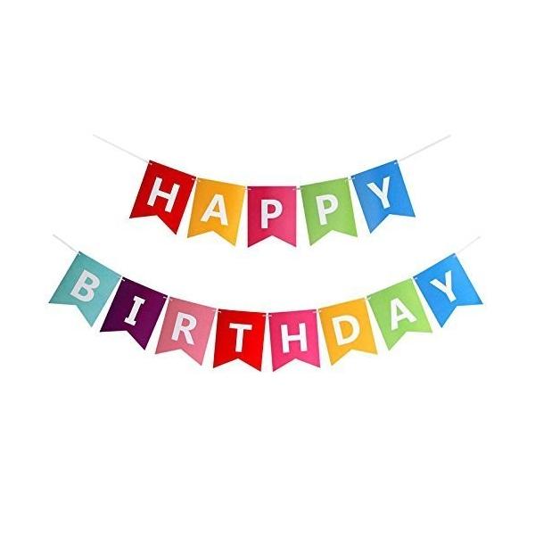 誕生日 飾り付け 装飾 セット ペーパー バースデー ガーランド Happy Birthday パーティー 飾り Prettyfunnyballoons Com