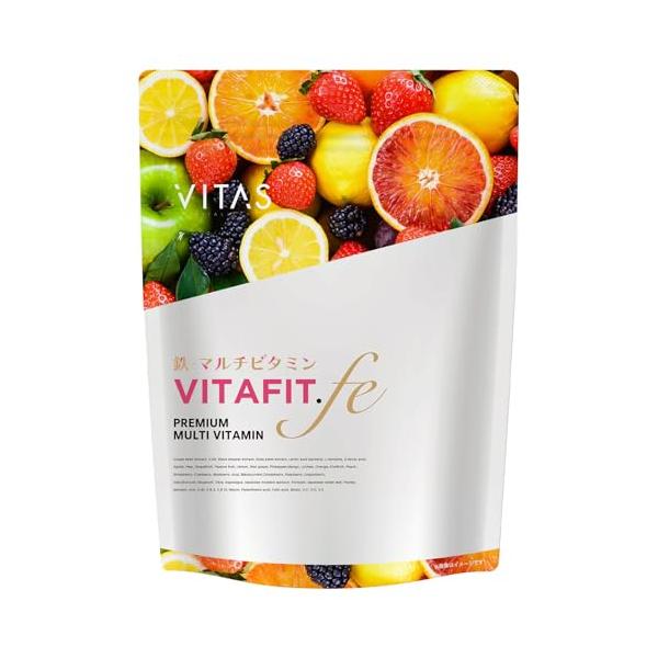 他サイト： VITAS（バイタス） VITA FIT.fe ビタフィット 鉄 葉酸 鉄分 ブドウ種子エキス 女性の為のマルチビタミン サプリ 120粒 1日4粒 30日分 12種類の栄養機の商品画像