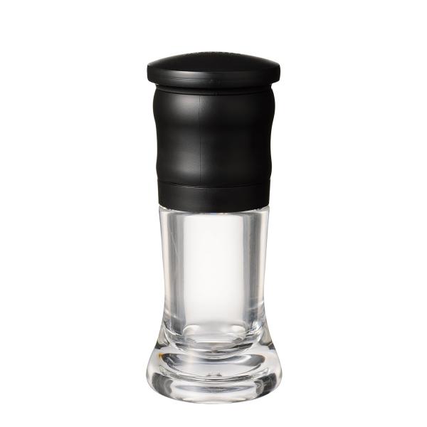 京セラ ミル 40ml セラミック ソルト&ペッパー 結晶塩 岩塩 胡椒 スパイス 調味料入れ 粗さ調節 分解洗浄 ブラック CM-10N-