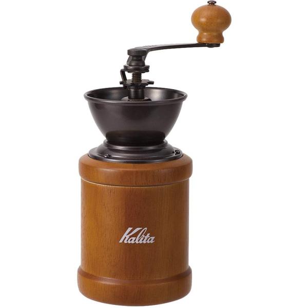 カリタ Kalita コーヒーミル 木製 粒度の安定性が高いアルミ製グラインダー KH-3AM 粗さ調整可能