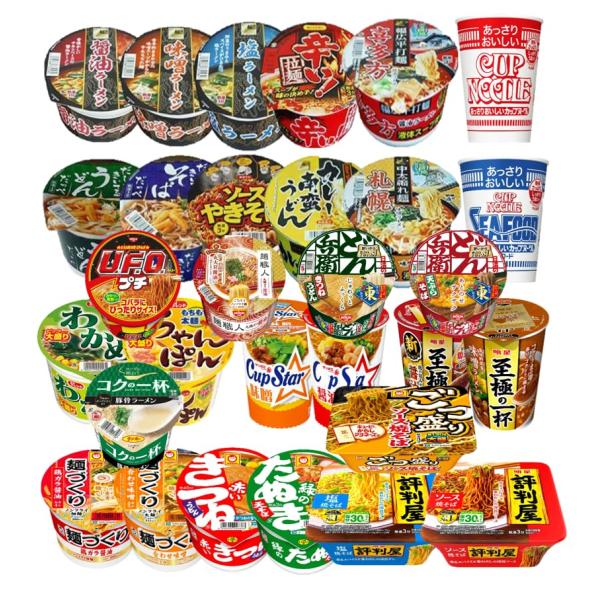 人気 カップ麺 12種類 詰め合わせ セット 12個アソート : murakami