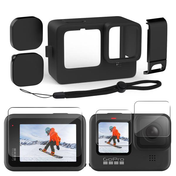 GoPro - GoPro HERO10 BLACK + 画面保護ガラス + バッテリーカバー Amazon | Kiowon HERO13 バッテリーカバー for gopro hero10