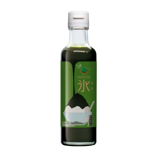 中村商店 かき氷用シロップ 抹茶 200ml×12本（1ケース） 瓶 かき氷 シロップ 氷みつ フラッペ 業務用 送料無料