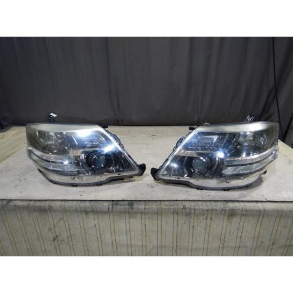 10系 アルファード ヘッドライト 左右 トヨタ 10 アルファード 標準 後期 純正 左右 HID ヘッドライト ANH10W