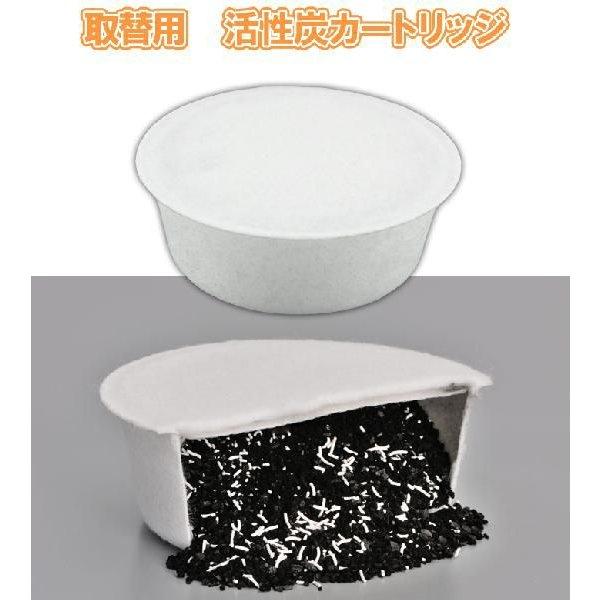 オイルポット兼用ツイン天ぷら鍋用活性炭　交換用活性炭フィルター2個入　カートリッジ　33730