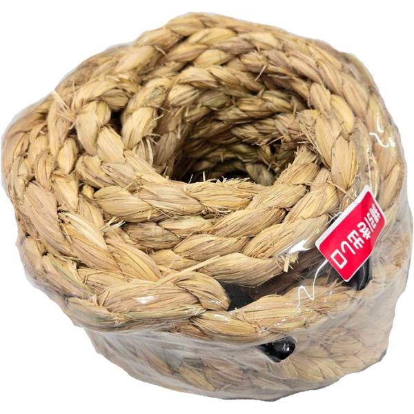 ここがポイント！神事用の左巻 稲わら縄 10mm（3分縄）国産稲わら縄※製品仕様・デザイン等は、予告なしに変更することがありますので御了承ください。※商品の色が、お客様のPC環境等により違って見える場合がございますが御了承ください。商品仕様...