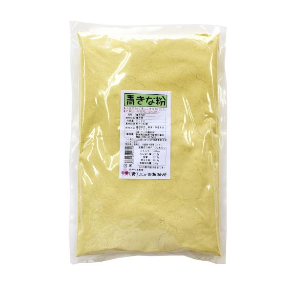 当社工場で青大豆を焙煎及び製粉したきな粉です。お得な５００ｇ入りです。【商品詳細】内 容 量　：５００ｇ原 材 料　：青大豆(中国産)保存方法　：直射日光及び高温多湿を避け、開封後は冷蔵庫にて保存製 造 者　：合資会社三ヶ田製粉所※この商品...